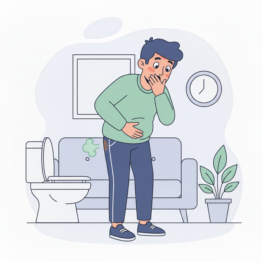 방귀 뀔 때 똥이 새는 이유, 단순 실수가 아닌 신체 신호