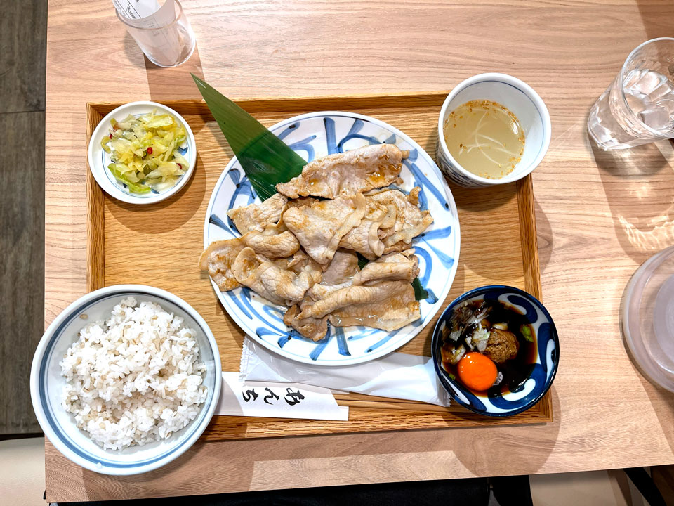 안치스테이크 정식