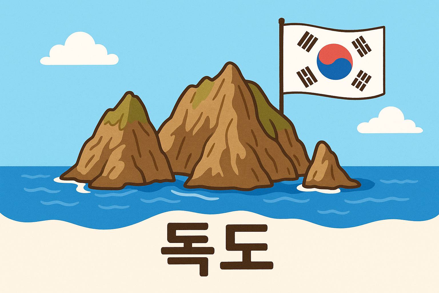 독도는 대한민국의 땅입니다.