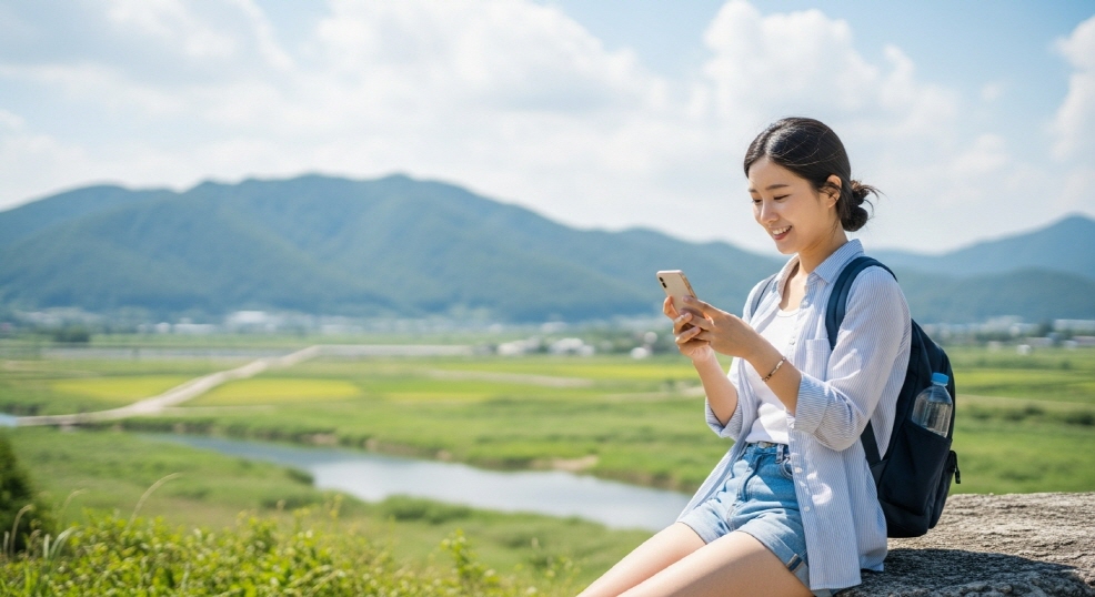 단양여행, SNS 업로드