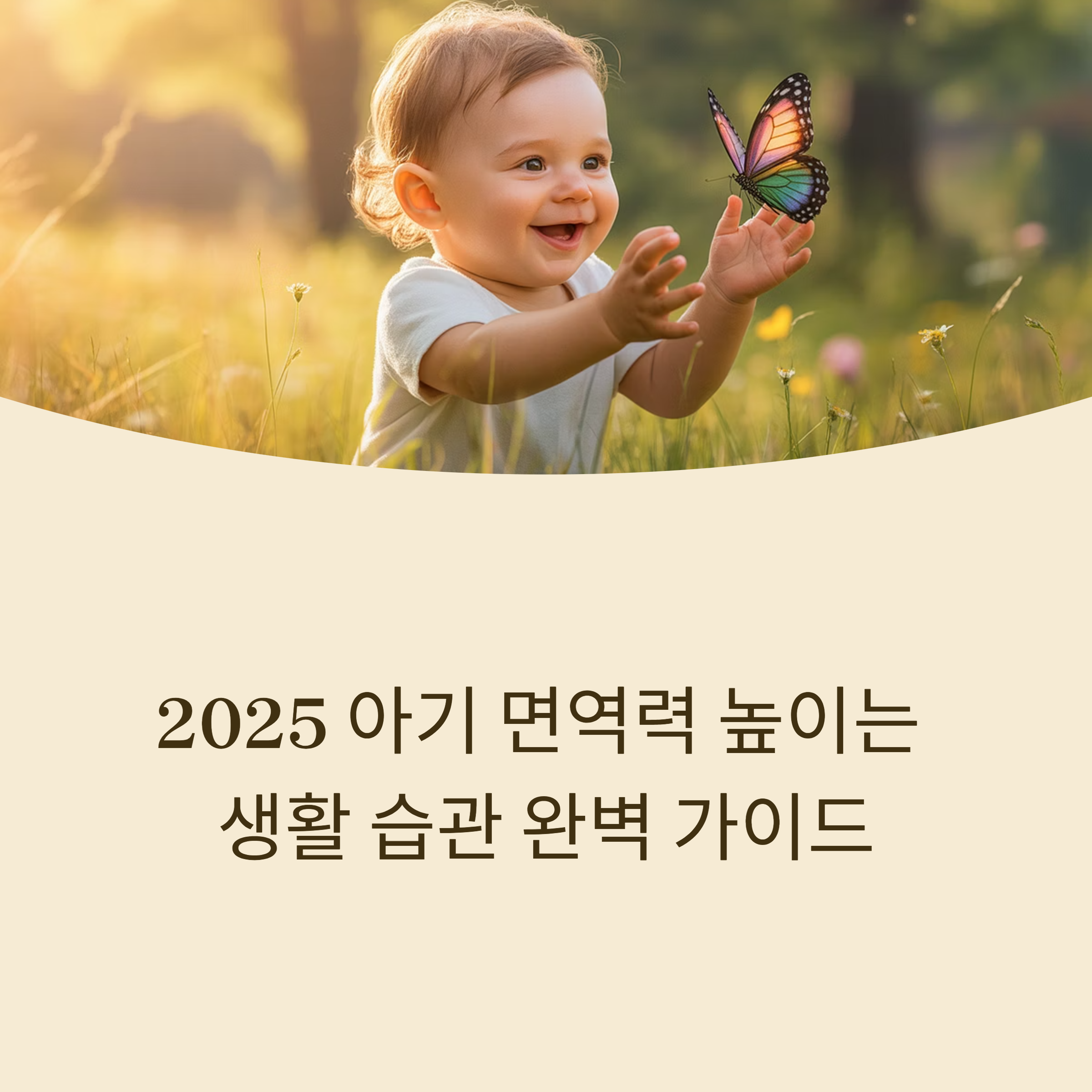 아기 면역력 높이는 생활 습관 완벽 가이드