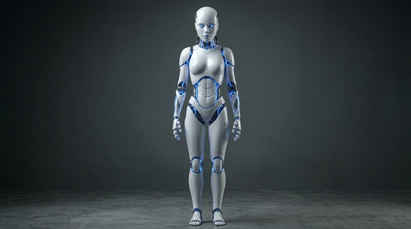 휴머노이드 전신 정면 이미지