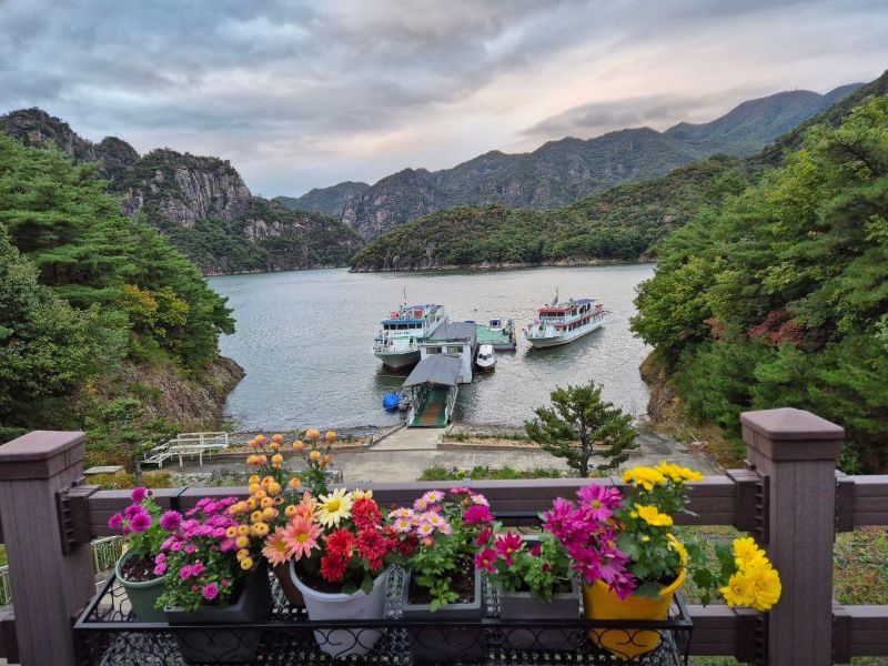 충주호유람선 장회나루