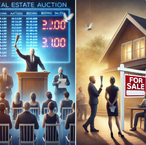 경매 VS 일반 매매의 모습