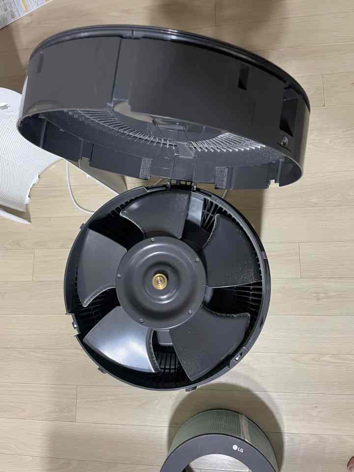 클린부스터를 연 사진입니다.