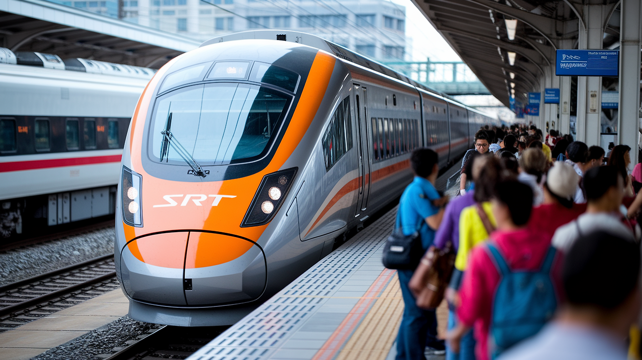 SRT를 기다리는 사람들