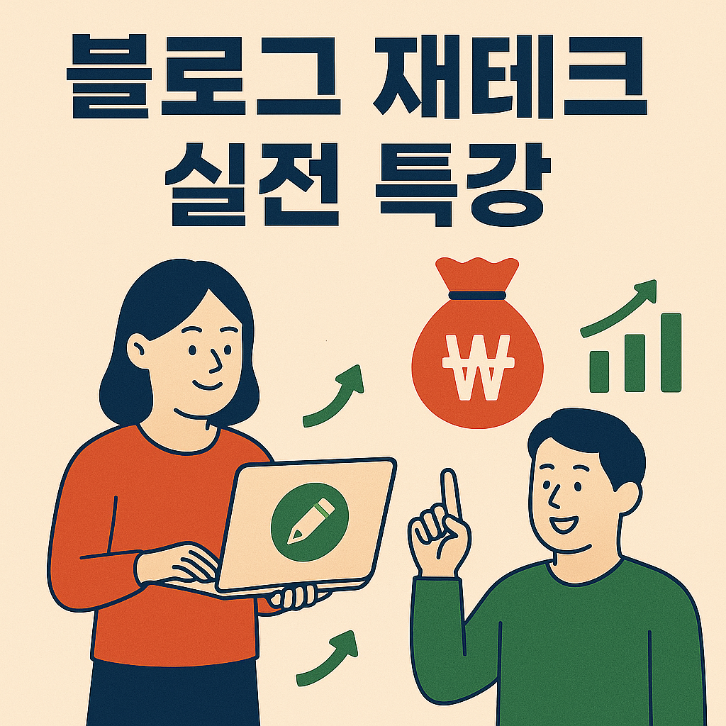 블로그 재테크 실전 특강 이미지