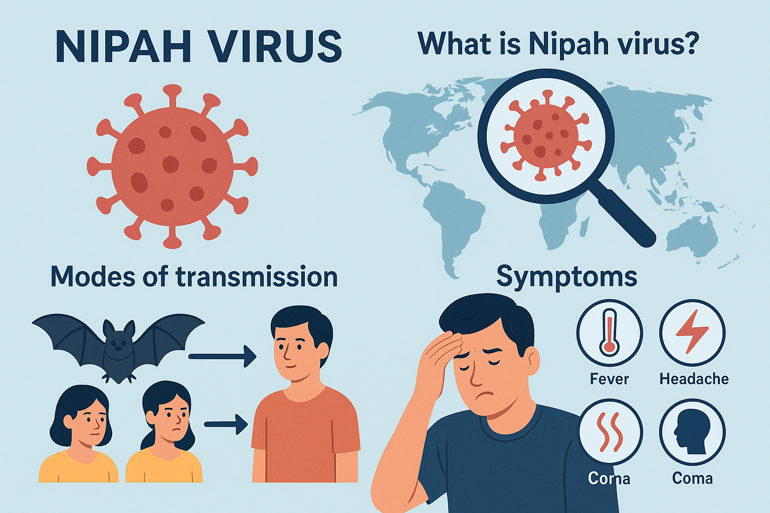 니파바이러스란? 감염 증상부터 전파 경로까지 정리2
