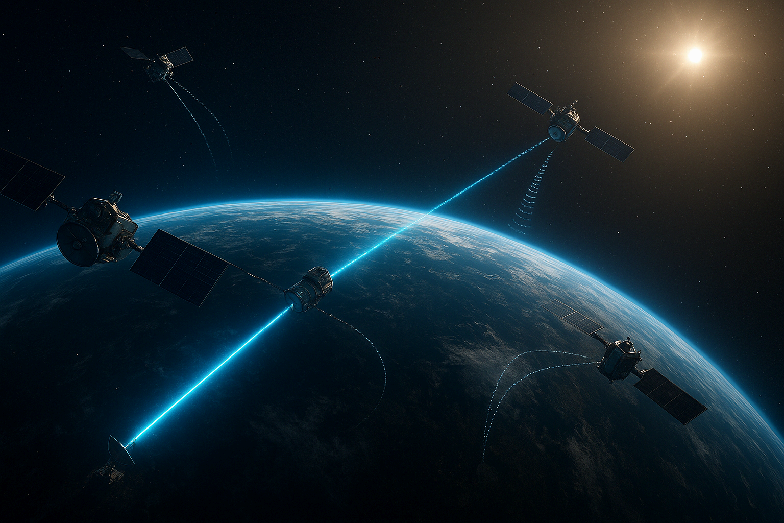 인공위성의 통신 및 데이터 전송