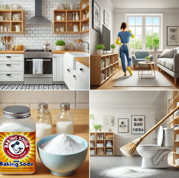 베이킹소다로 집안 곳곳 청소하는 법 사진