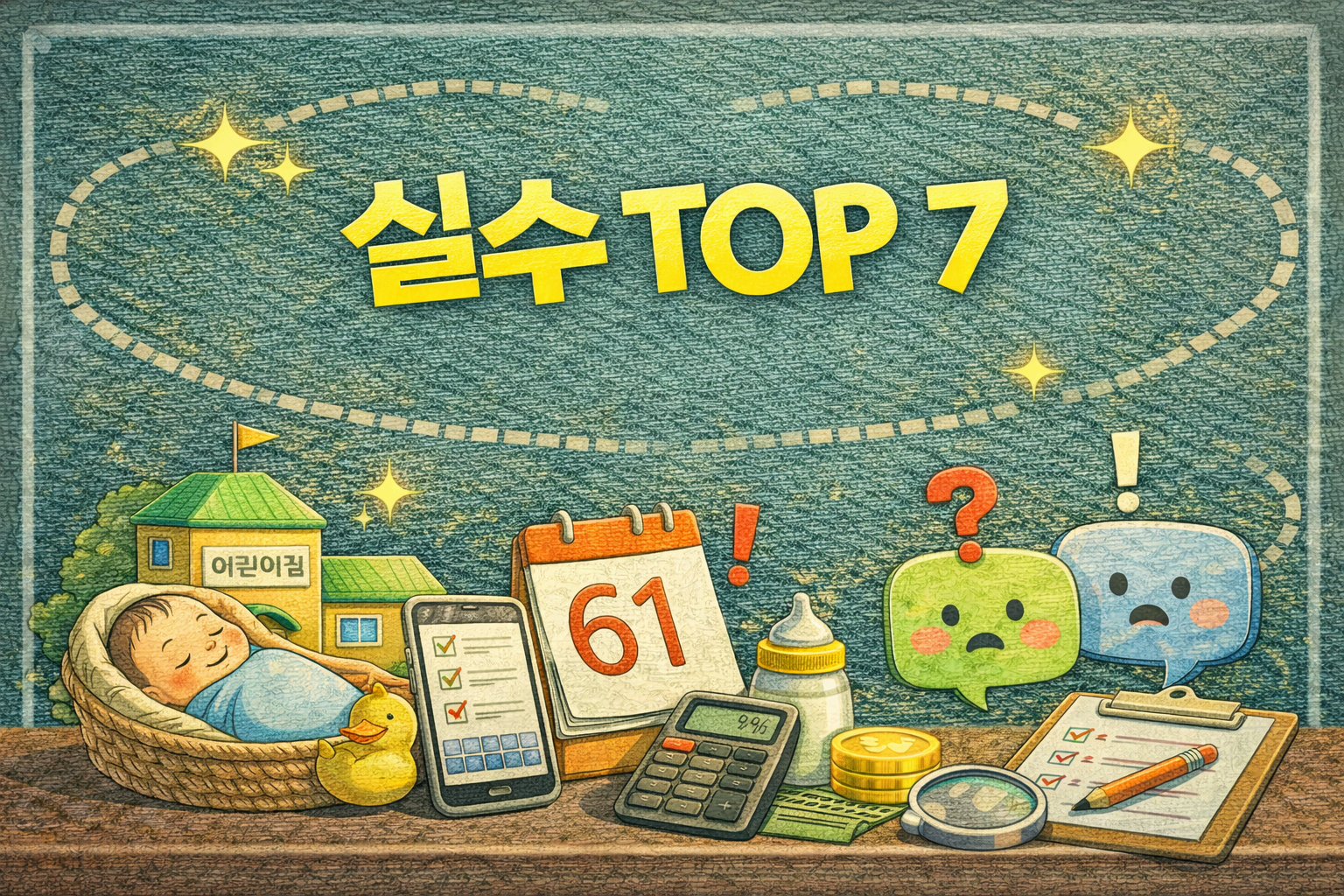 실수 TOP 7