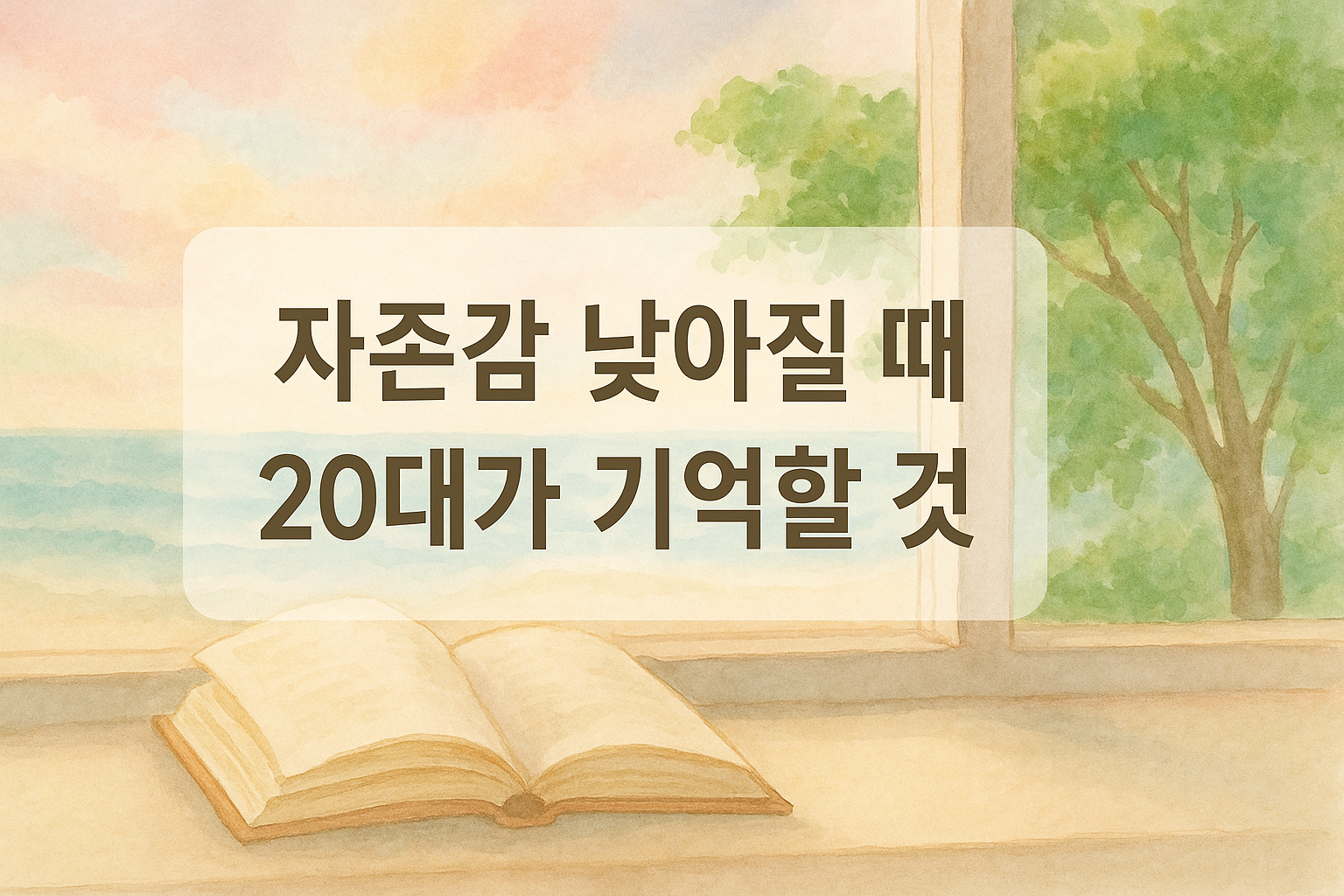 자존감을 위한 평화로운 순간