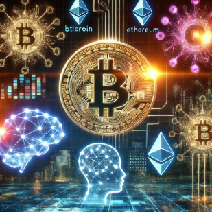 AI와 암호화폐 관련 사진