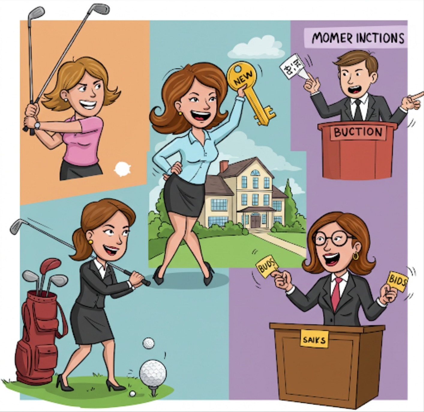 여성 투자자를 위한 골프 부동산 경매 성공 투자 전략
