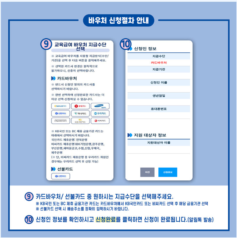 교육급여 바우처 사용처