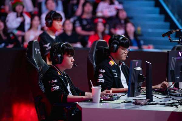 LCK 경기 중 모습