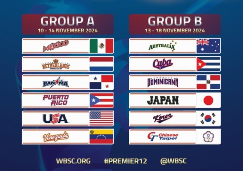WBSC 프리미어12 한국 경기 일정