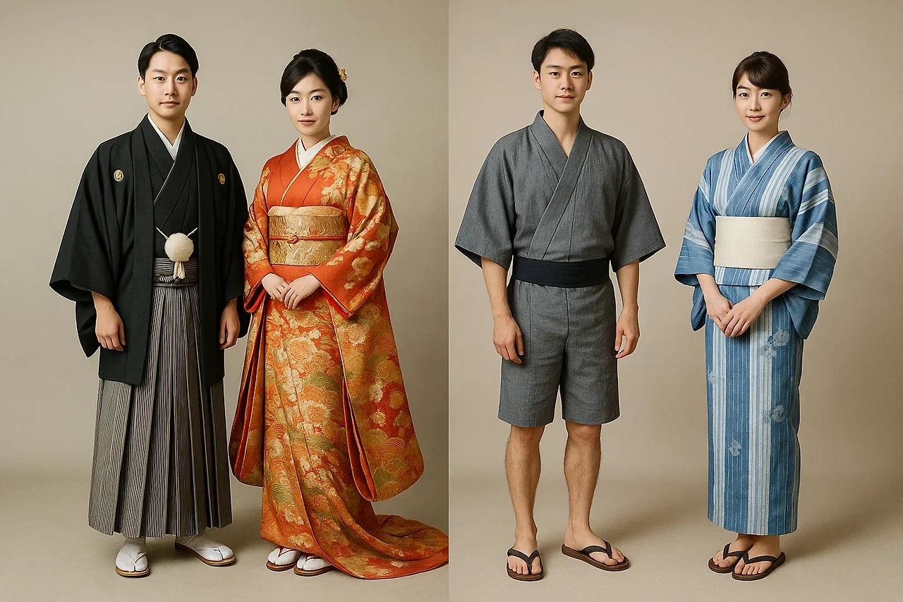 유카타와 기모노