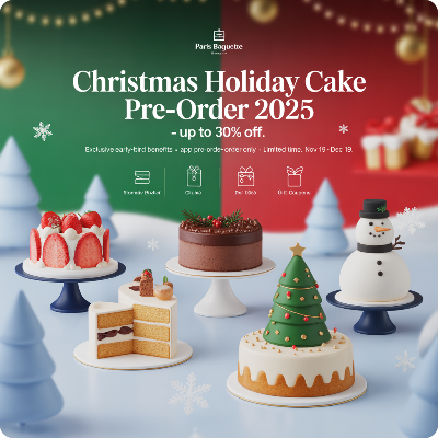 파리바게뜨 크리스마스 홀리데이 케이크 사전예약 이미지