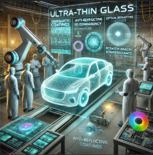 자율주행차의 디스플레이와 초박형 글라스의 관계