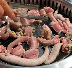 꼼장어코스
