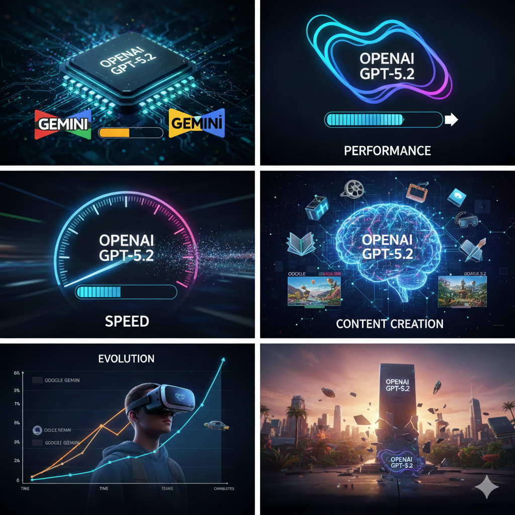 구글 제미나이에 반격! 오픈AI GPT-5.2 성능&middot;속도&middot;콘텐츠까지 완벽 진화