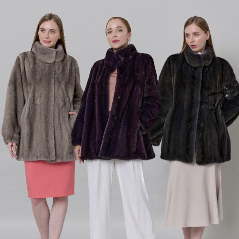 대동모피 SAGA 휘메일 풀스킨 밍크 코트 유색 33648457