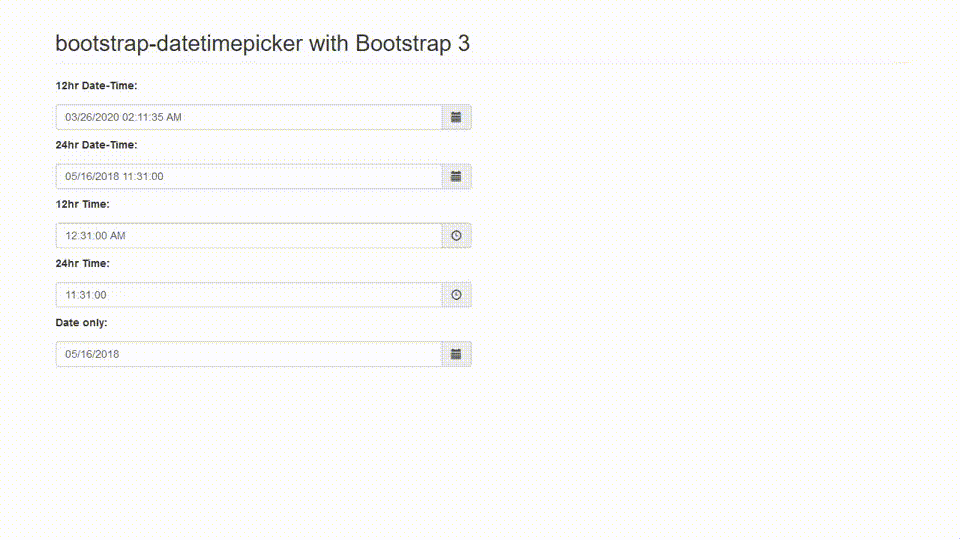 Date-picker-부트스트랩-bootstrap