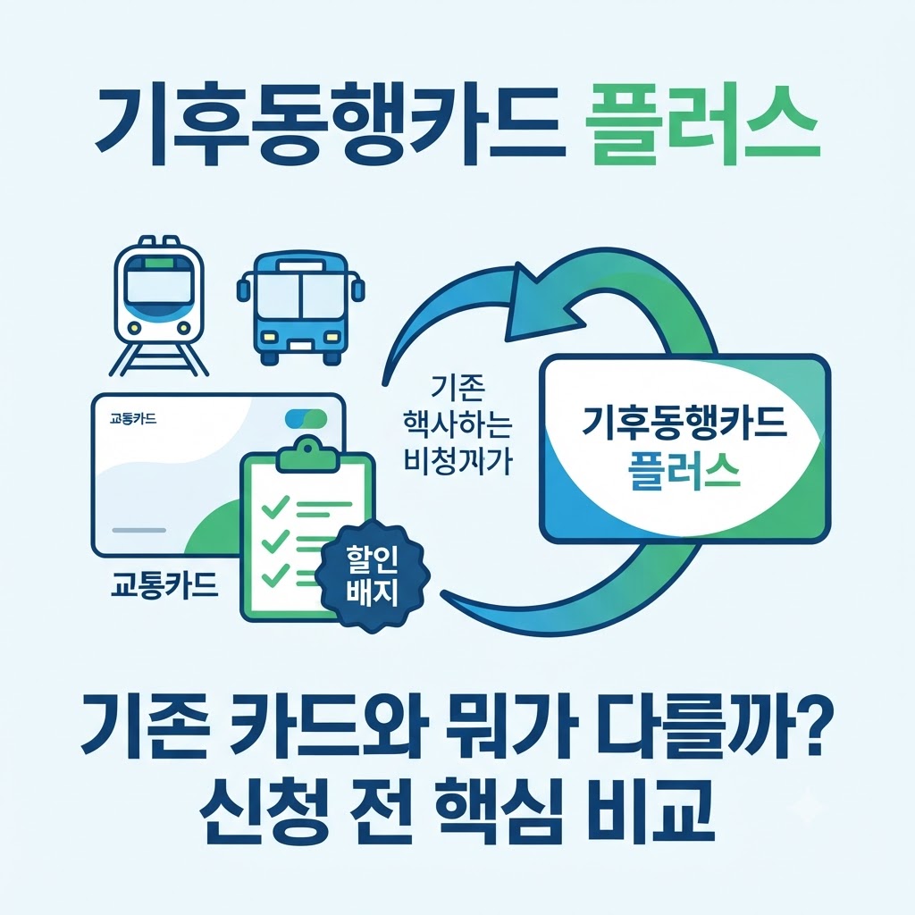 기후동행카드 플러스 신청방법 총정리