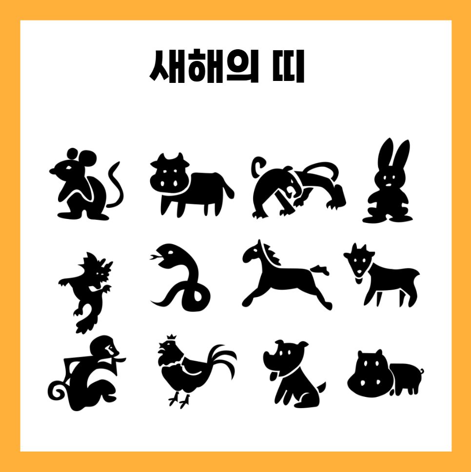 새해의 띠