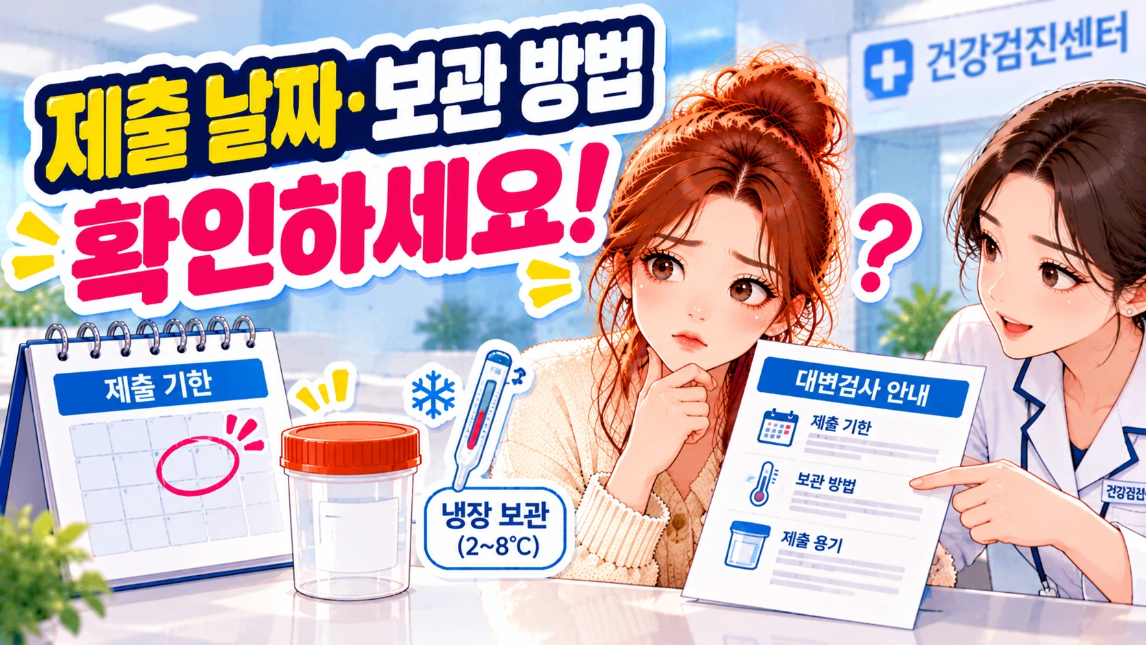 건강검진-대변검사-제출날짜-보관방법
