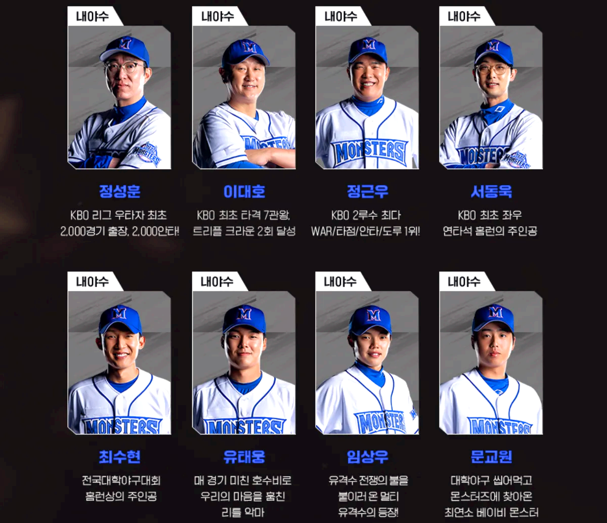 최강야구 시즌3 멤버