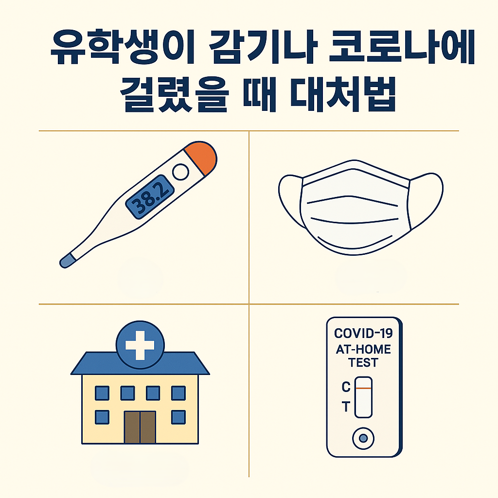 유학생이 감기나 코로나에 걸렸을 때 대처법