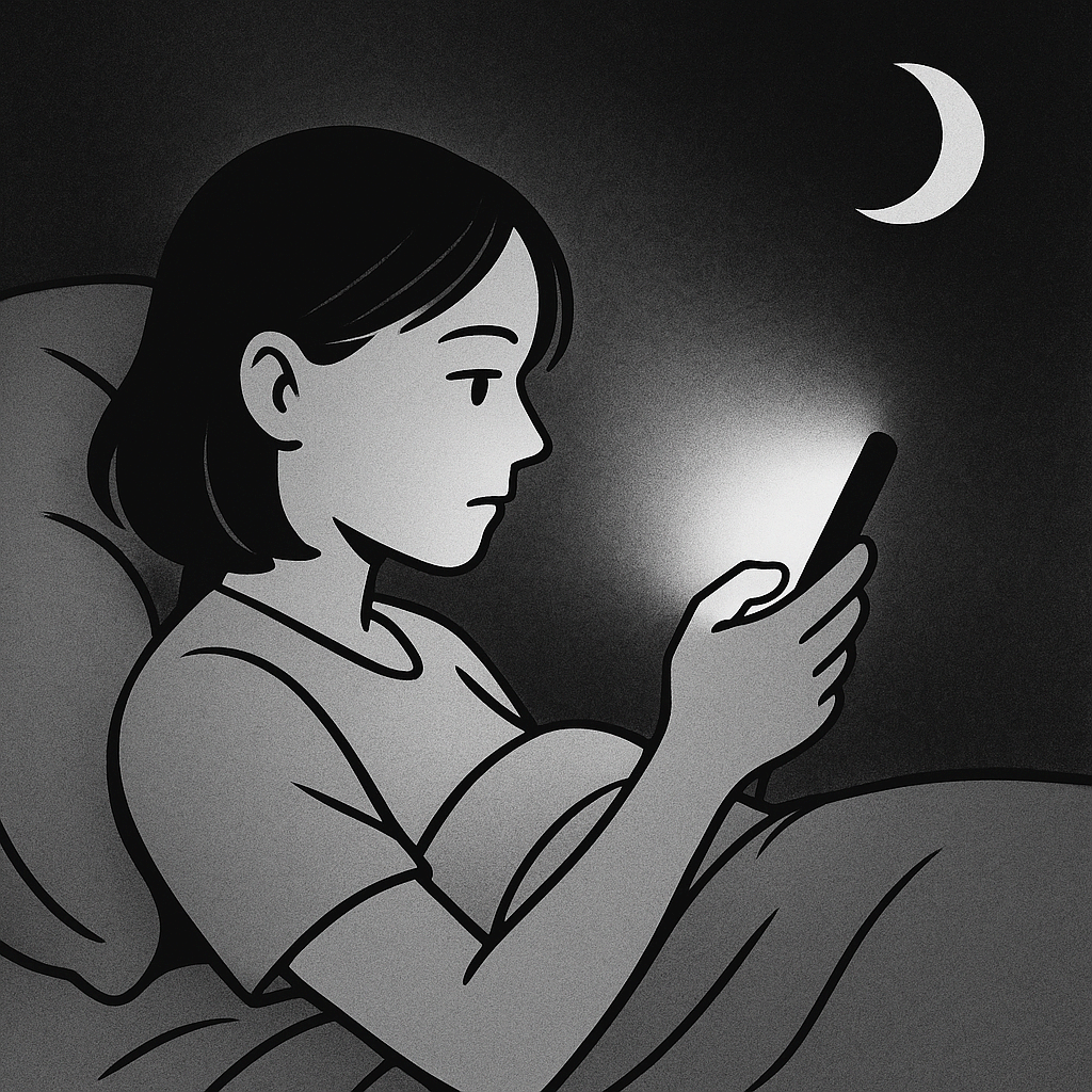 잠자기 전 핸드폰 사용이 수면의 질에 미치는 영향