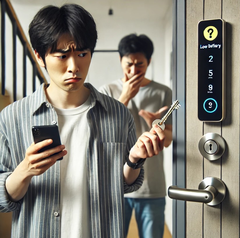 방전된 도어락 긴급 상황, 이렇게 대처하세요!