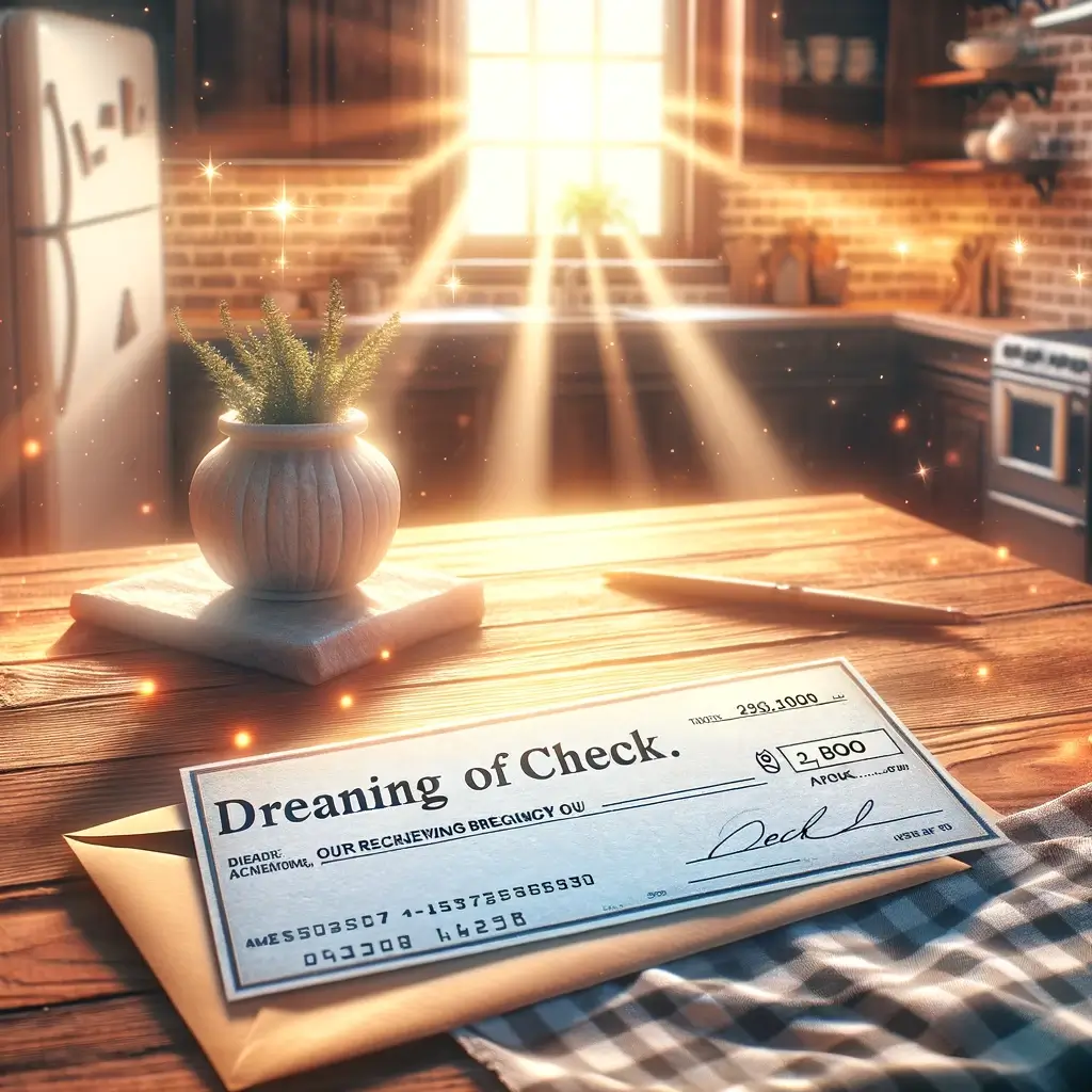 수표 받는 꿈 해몽 해석