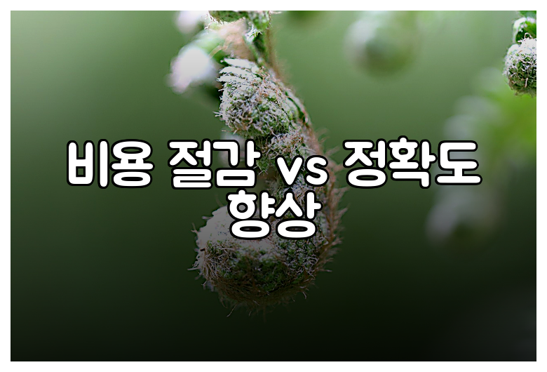 비용 절감 vs 정확도 향상