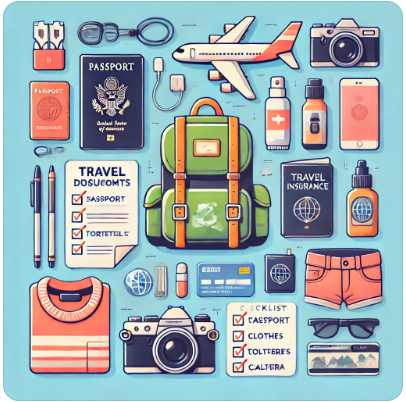 유럽 여행 준비물 체크리스트 사진