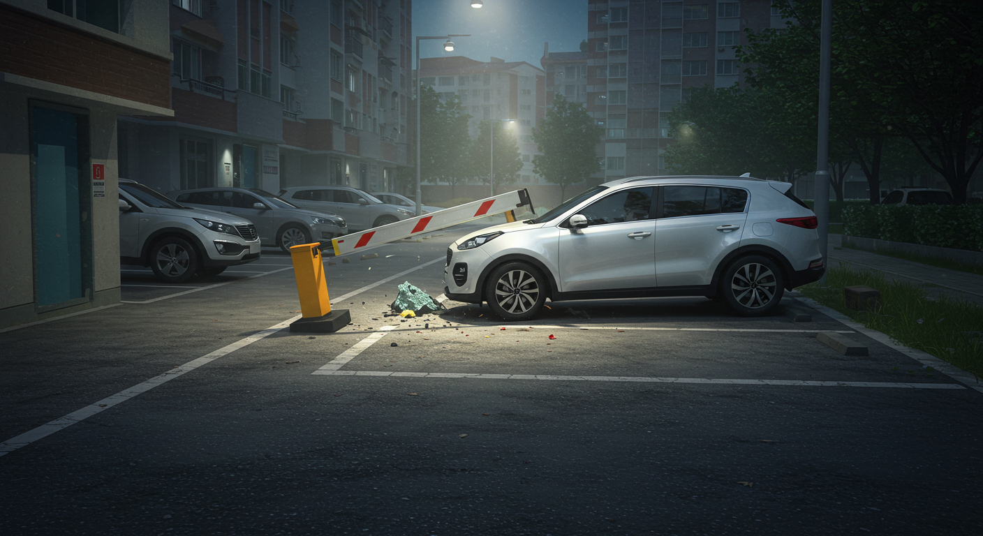 바리게이트&amp;#44; 차량사고