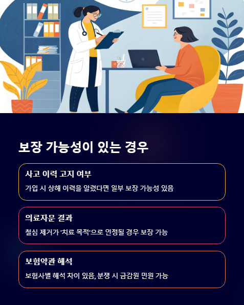 보장 가능성이 있는 경우
