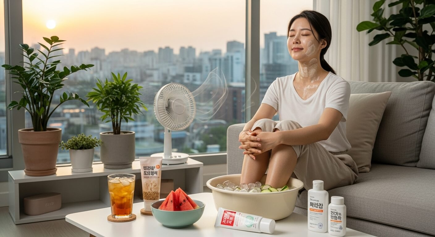 땀띠 가라앉히는 방법