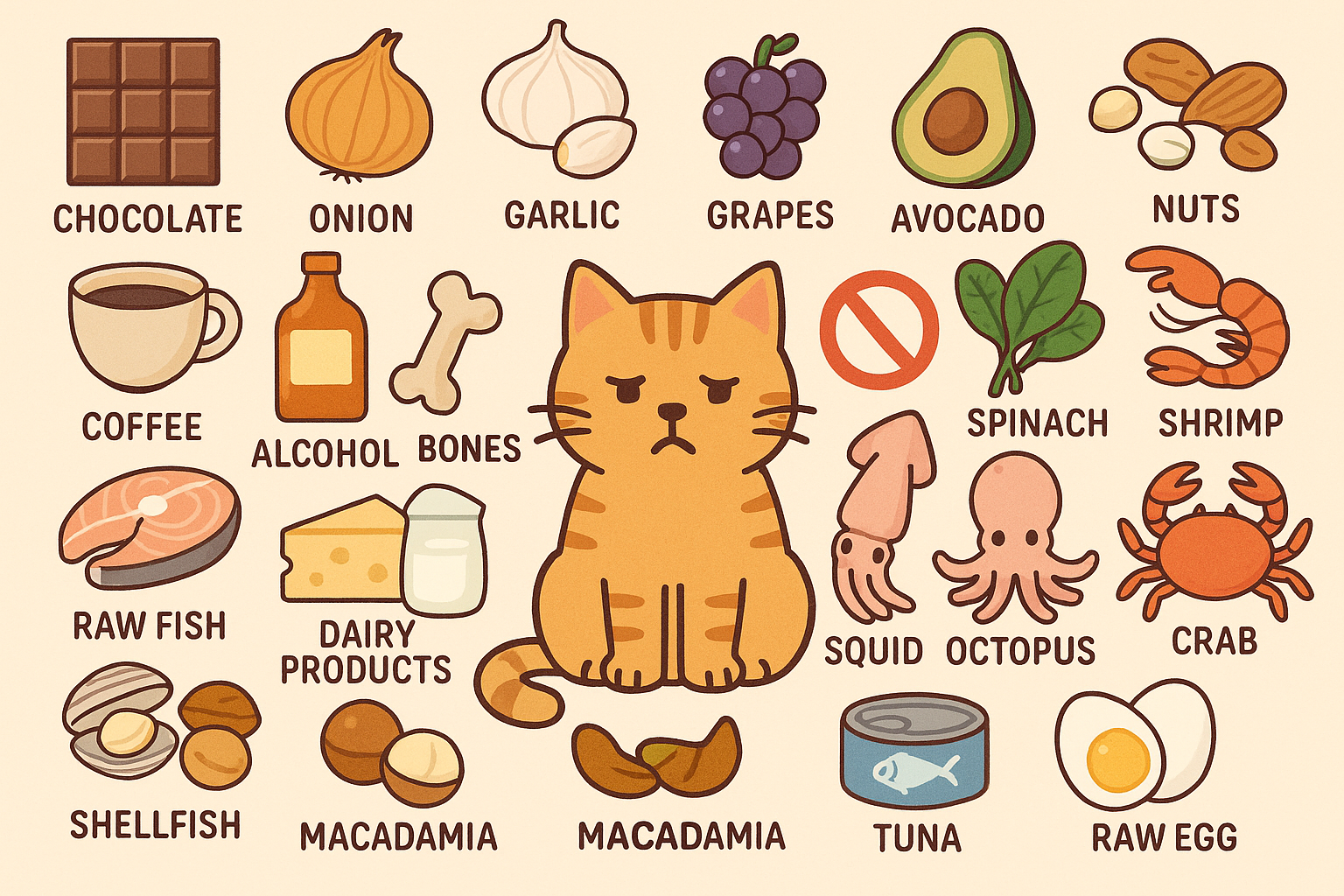 고양이 먹으면 안되는 음식 관련 사진