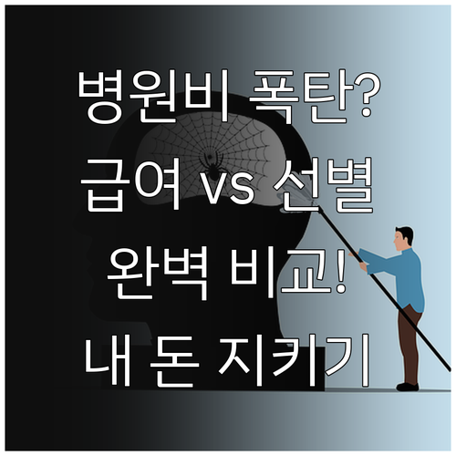 복잡한 병원비 급여 체계 관리급여와 ..