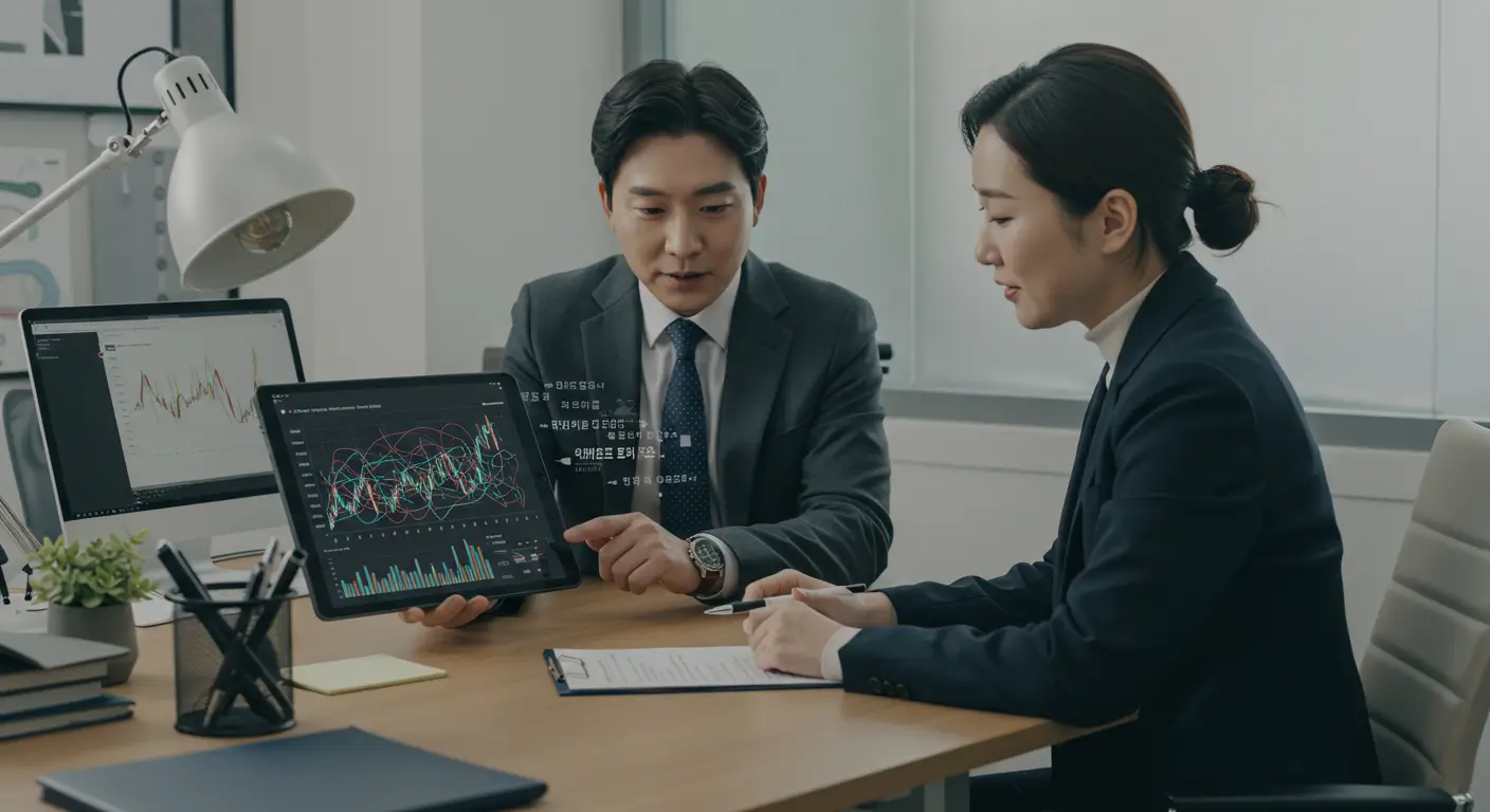 과다채무 전문 재무설계사와 함께 복잡한 부채를 단순한 플랜으로 재설계하는 모습