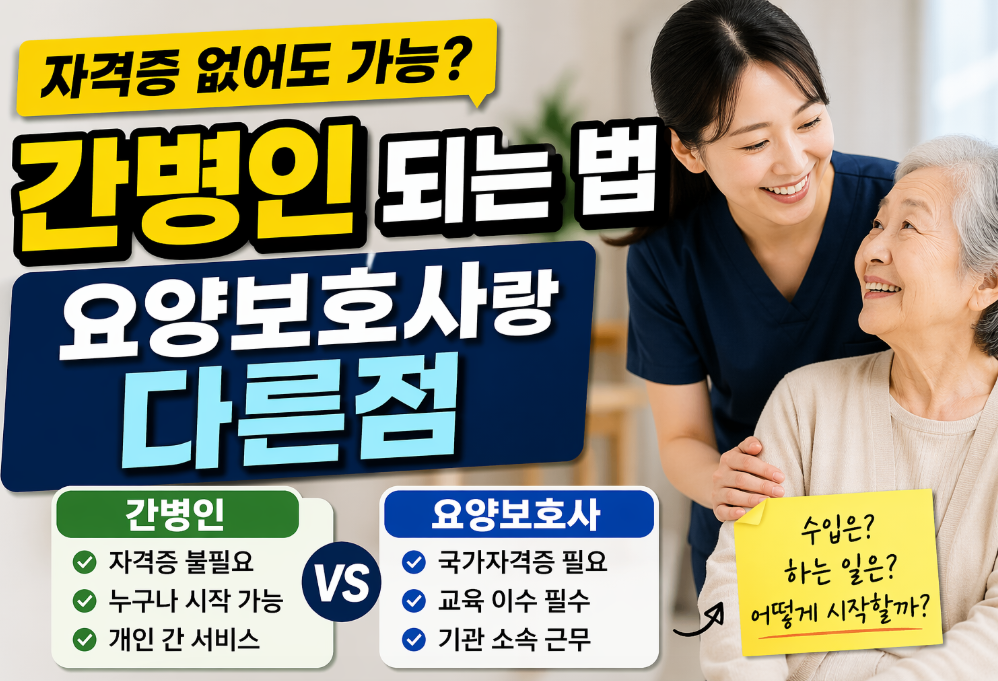 간병인 되는법 썸네일