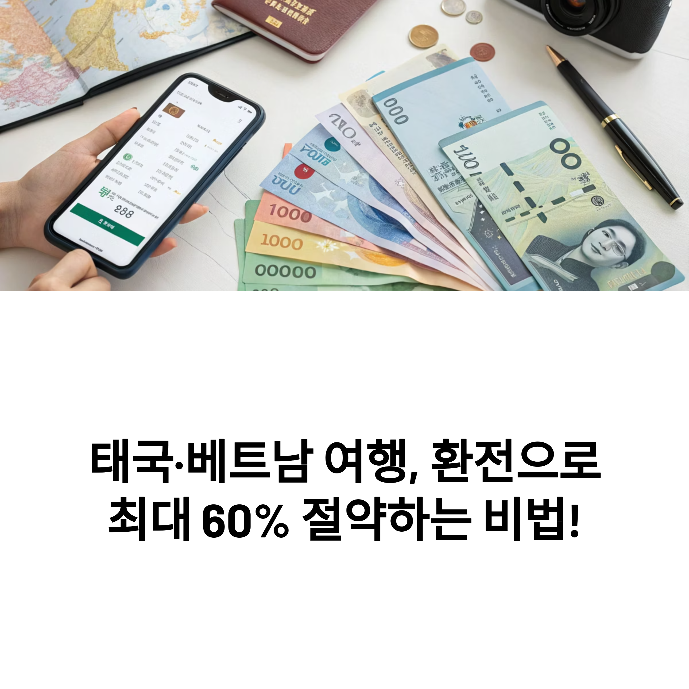 동남아 환전 팁 총정리 태국·베트남 환율 우대 받는 법