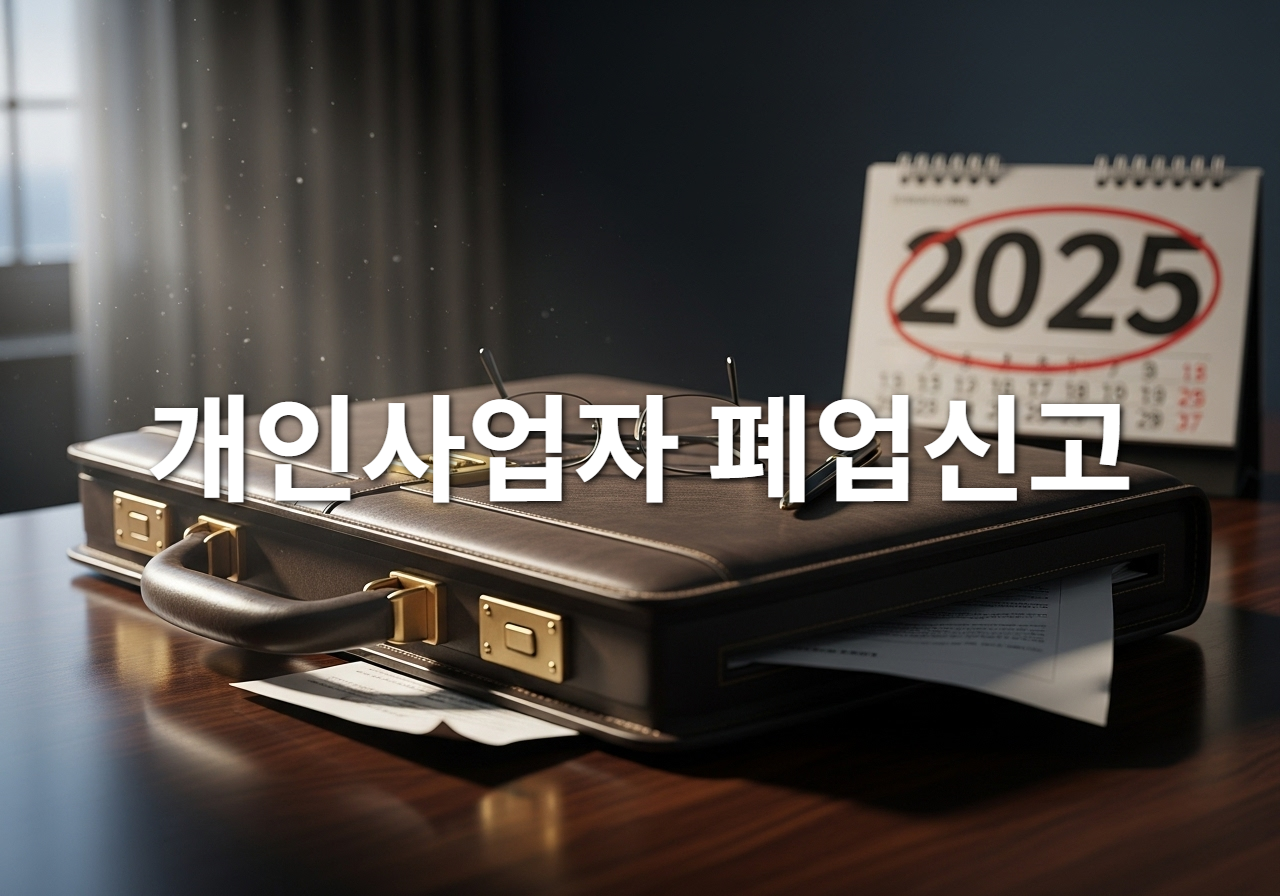2025년 개인사업자 폐업신고 완벽 가이드 ❘ 절차&middot;비용&middot;필요서류 총정리