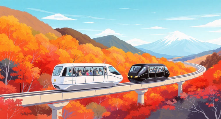 화담숲 모노레일