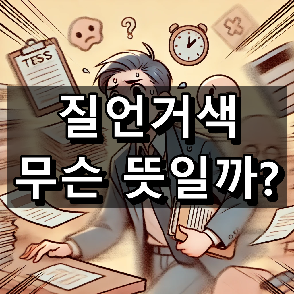 질언거색 뜻 대표 이미지