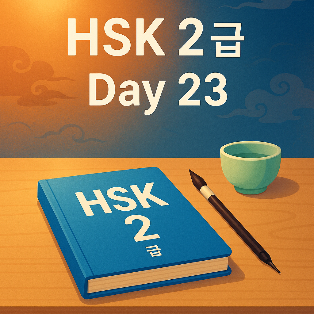 HSK 2급 DAY 23